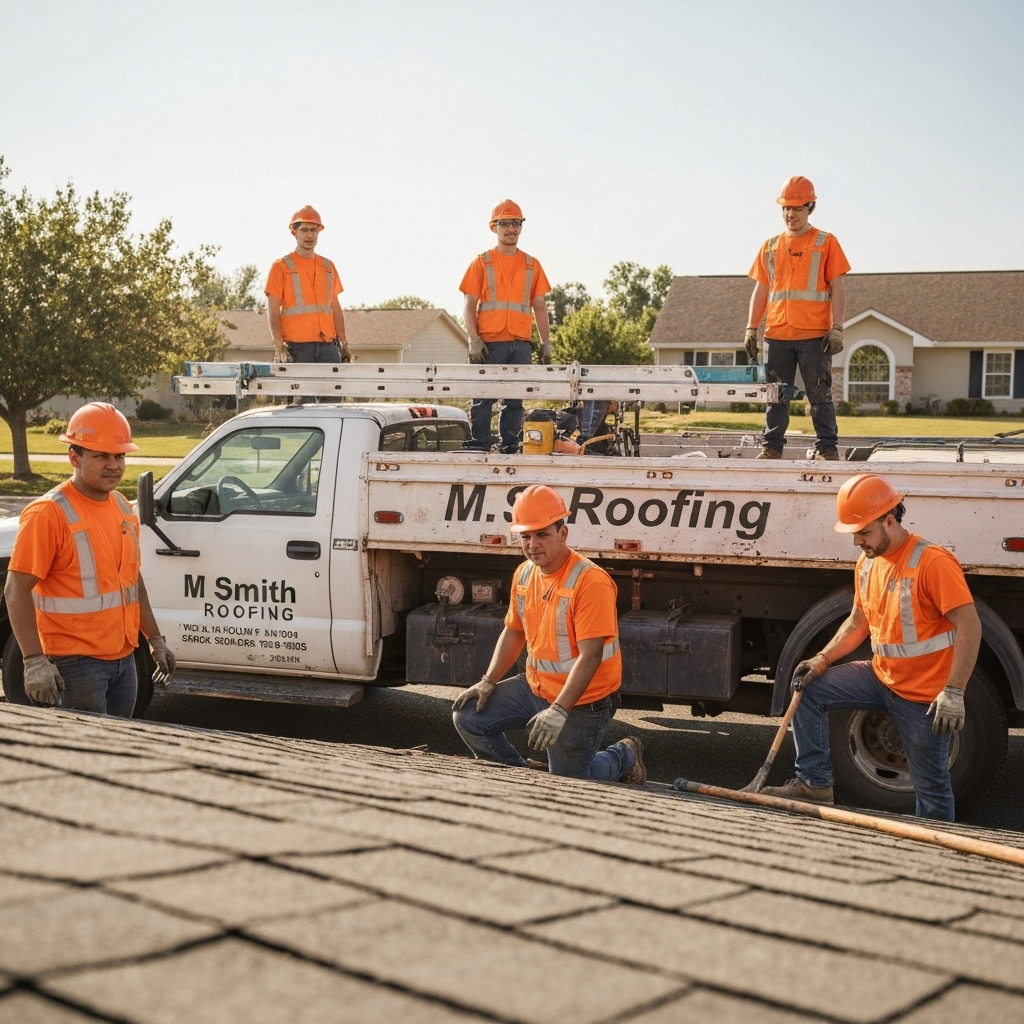 M Smith Roofing Team